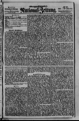 Nationalzeitung vom 18.02.1857