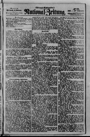 Nationalzeitung vom 18.02.1857