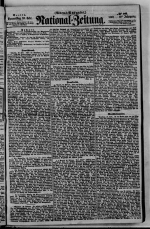 Nationalzeitung vom 26.02.1857