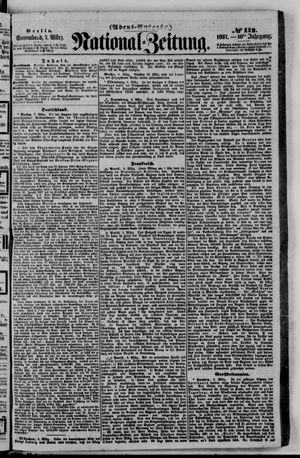 Nationalzeitung vom 07.03.1857