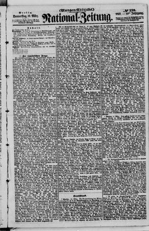 Nationalzeitung vom 12.03.1857