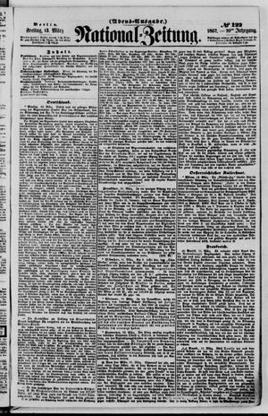 Nationalzeitung vom 13.03.1857