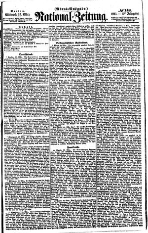 Nationalzeitung vom 25.03.1857