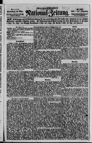 Nationalzeitung vom 28.03.1857