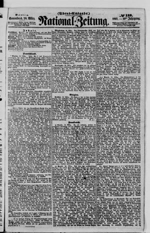 Nationalzeitung vom 28.03.1857