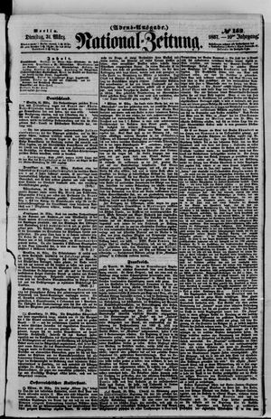 Nationalzeitung vom 31.03.1857