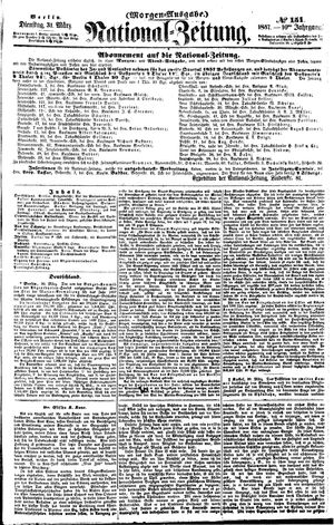 Nationalzeitung vom 31.03.1857