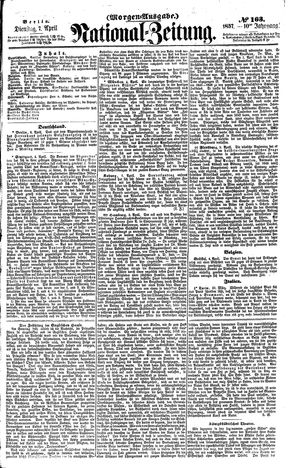 Nationalzeitung vom 07.04.1857