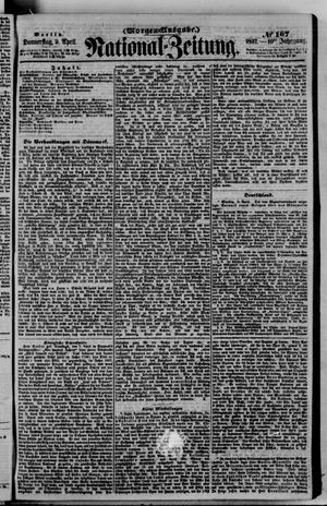 Nationalzeitung vom 09.04.1857