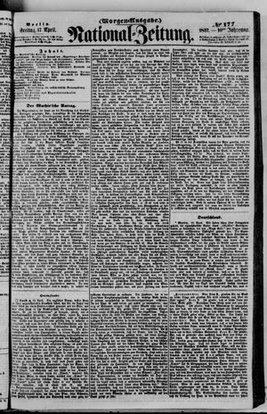 Nationalzeitung vom 17.04.1857