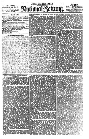 Nationalzeitung vom 18.04.1857