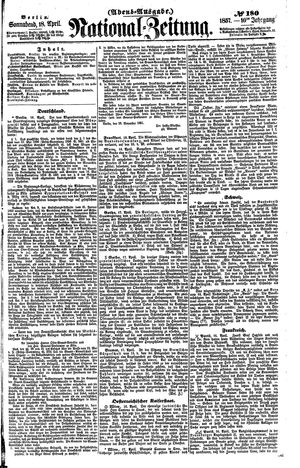 Nationalzeitung vom 18.04.1857
