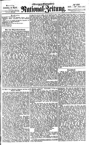Nationalzeitung vom 19.04.1857