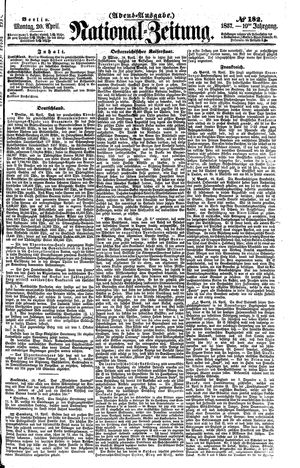 Nationalzeitung vom 20.04.1857