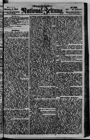 Nationalzeitung vom 22.04.1857