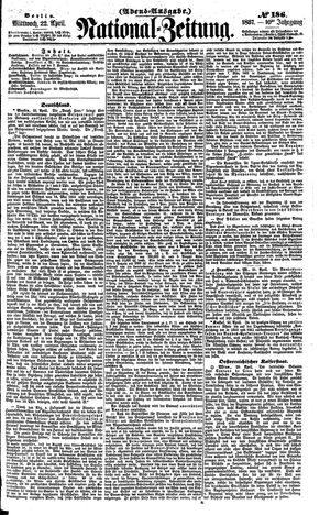 Nationalzeitung vom 22.04.1857