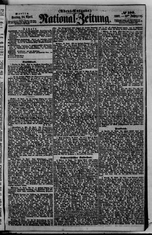 Nationalzeitung vom 24.04.1857