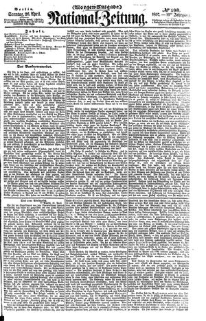 Nationalzeitung vom 26.04.1857