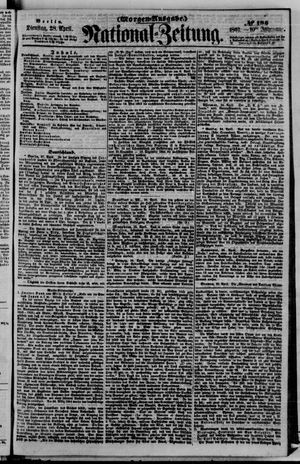 Nationalzeitung vom 28.04.1857