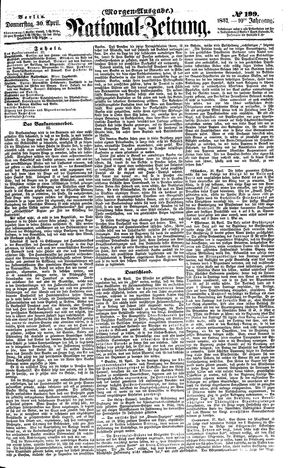 Nationalzeitung vom 30.04.1857