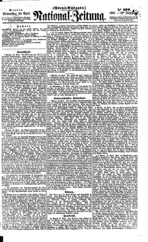 Nationalzeitung vom 30.04.1857