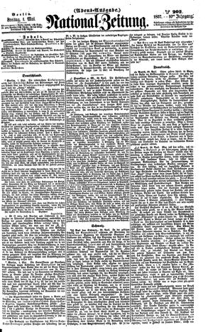 Nationalzeitung vom 01.05.1857