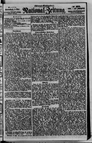Nationalzeitung vom 02.05.1857