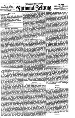 Nationalzeitung vom 02.05.1857