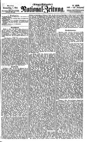 Nationalzeitung vom 07.05.1857