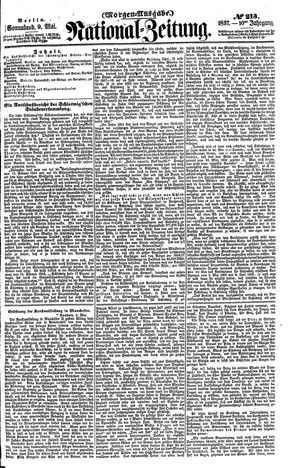 Nationalzeitung vom 09.05.1857