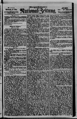 Nationalzeitung vom 13.05.1857