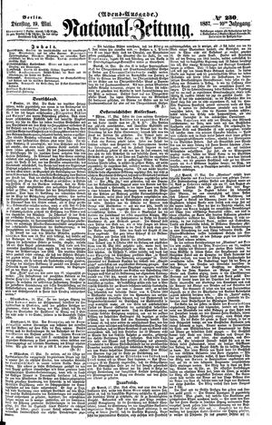 Nationalzeitung vom 19.05.1857