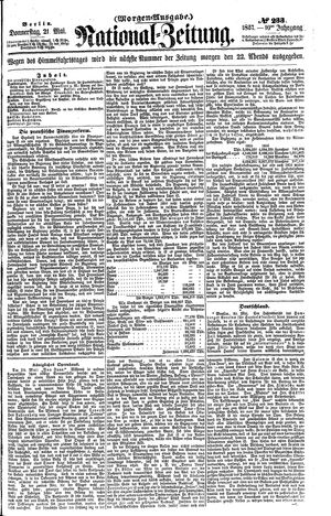 Nationalzeitung vom 21.05.1857