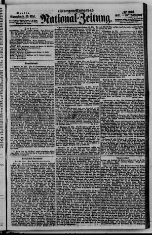 Nationalzeitung vom 23.05.1857