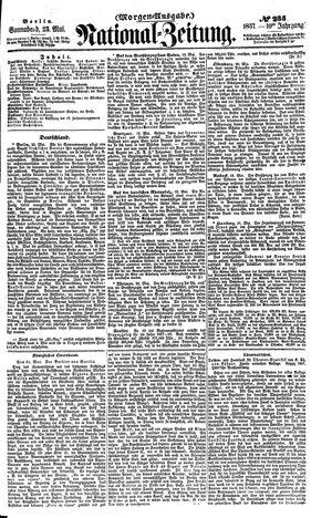 Nationalzeitung vom 23.05.1857
