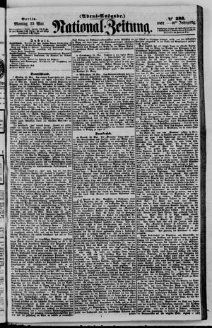 Nationalzeitung vom 25.05.1857