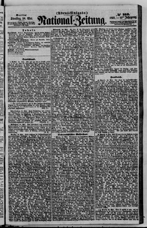 Nationalzeitung vom 26.05.1857