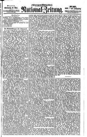 Nationalzeitung vom 27.05.1857