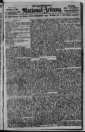 Nationalzeitung vom 31.05.1857