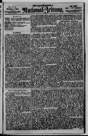 Nationalzeitung vom 09.06.1857