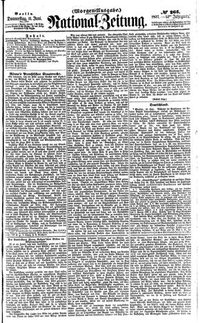 Nationalzeitung vom 11.06.1857