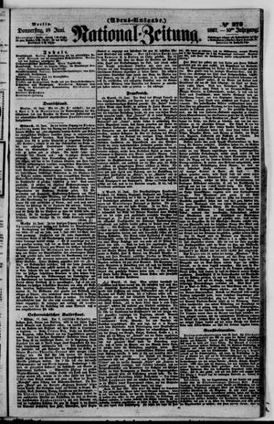 Nationalzeitung vom 18.06.1857