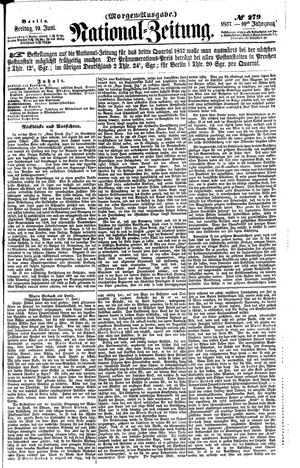 Nationalzeitung vom 19.06.1857