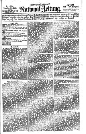 Nationalzeitung vom 23.06.1857