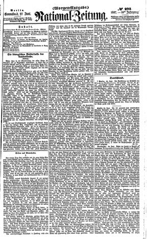 Nationalzeitung vom 27.06.1857