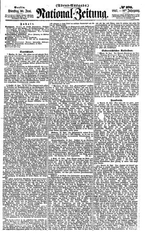 Nationalzeitung vom 30.06.1857
