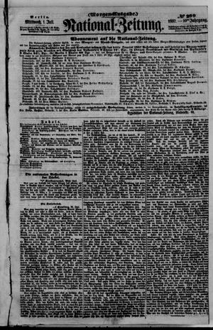 Nationalzeitung vom 01.07.1857