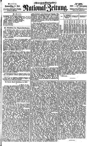Nationalzeitung vom 02.07.1857