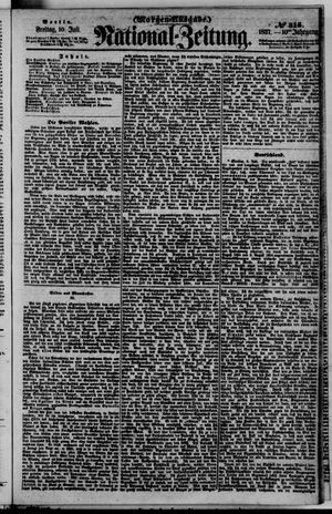 Nationalzeitung vom 10.07.1857