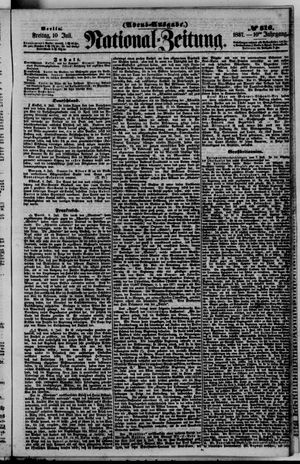 Nationalzeitung vom 10.07.1857